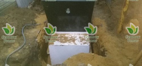 Установка септика Топас 8 под ключ